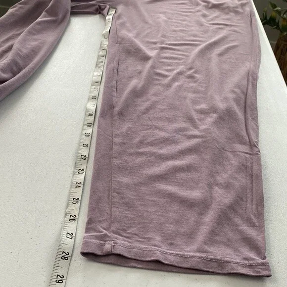 Mate the Label Lavender Tencel Organic Cotton Sleep Pant Pockets High Rise Soft - Picture 13 of 16